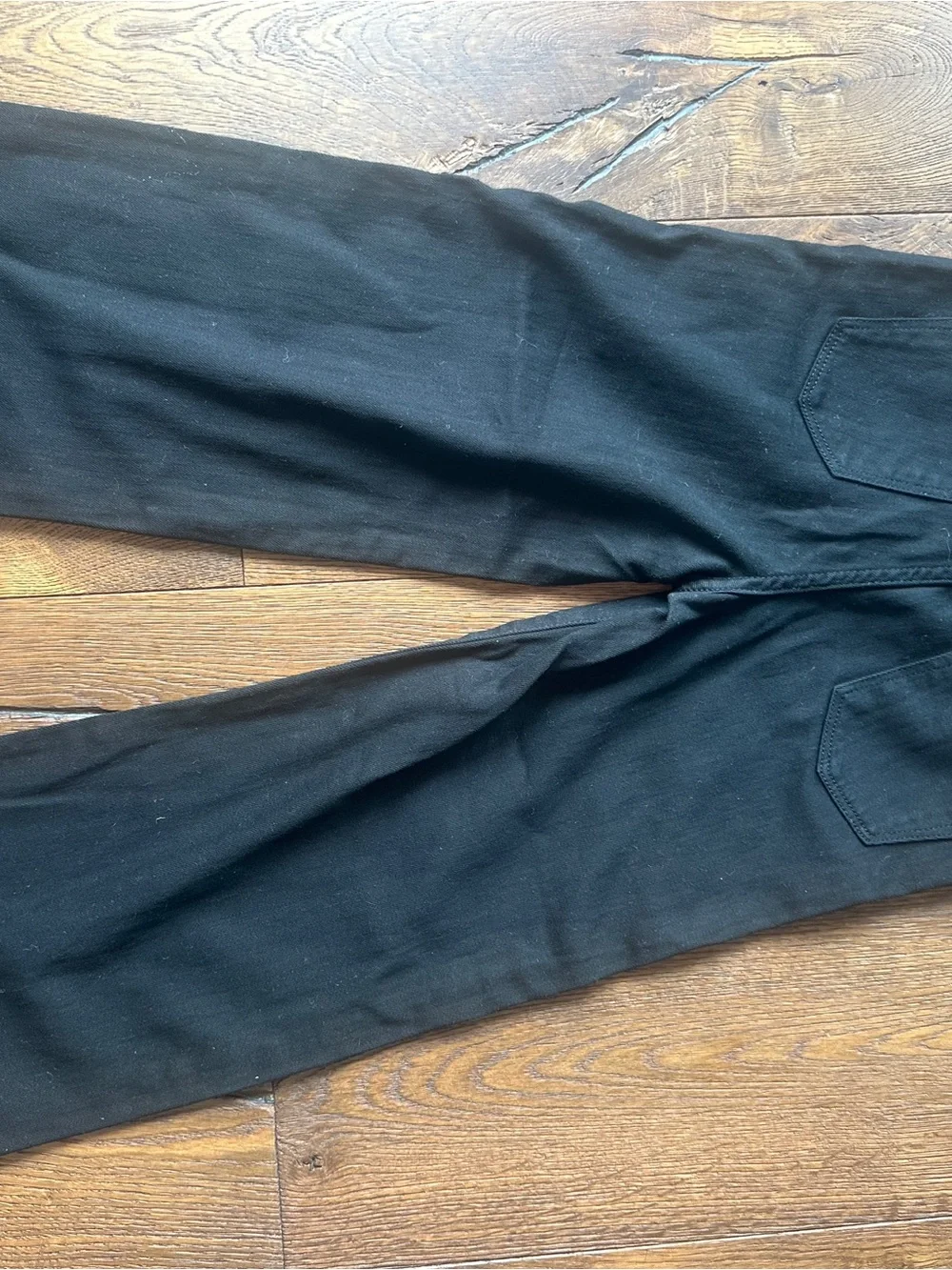 DL1961 Girl’s Black Wide-Leg Chinos